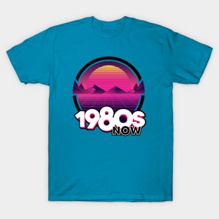 1980s Now Synthwave Horizon T-Shirt